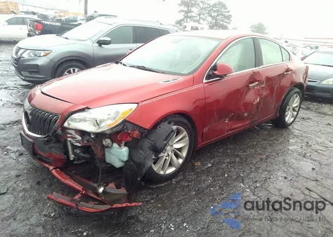 2014 Buick Regal Turbo/E-Assist Premium I z USA, uszkodzony, nr VIN 2G4GN5EX9E9200595